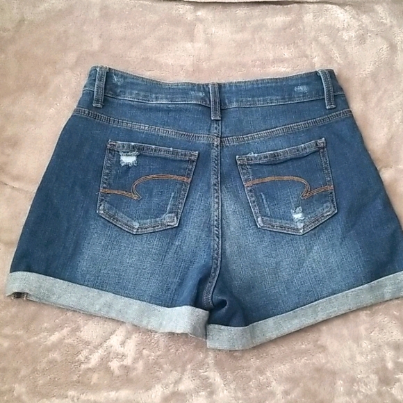 High Rise Jean Shorts - Picture 2 of 3